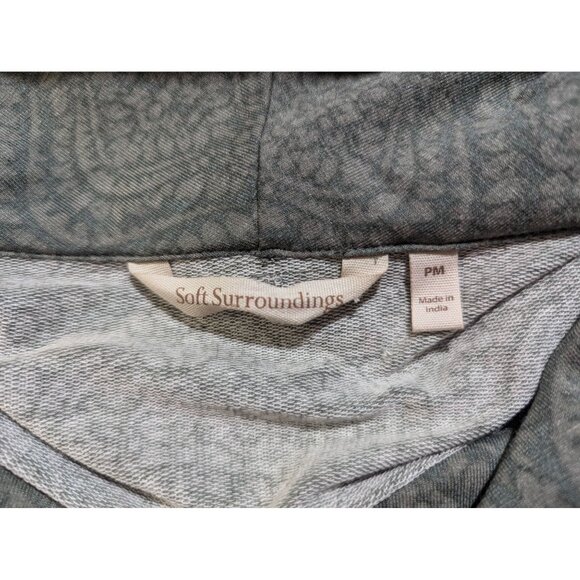 Soft Surroundings Tunic Size M light green cowl neck Seam detail‎ - Picture 10 of 10